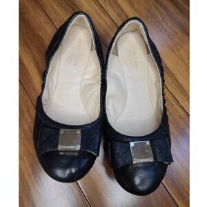 Cole Haan Grand OS Tali Bow ballet flats - black quilted - 7